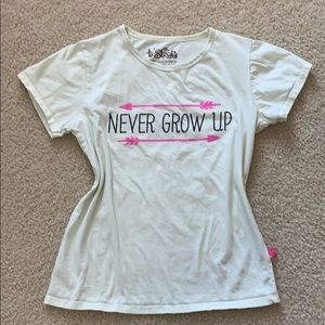 Never Grow Up Short Sleeves T Shirt XL